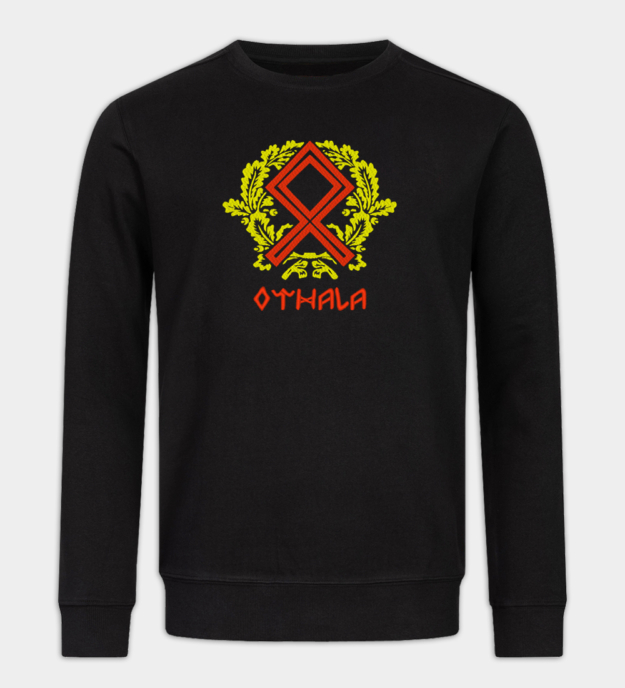 Vyšívaná mikina s runou Othala