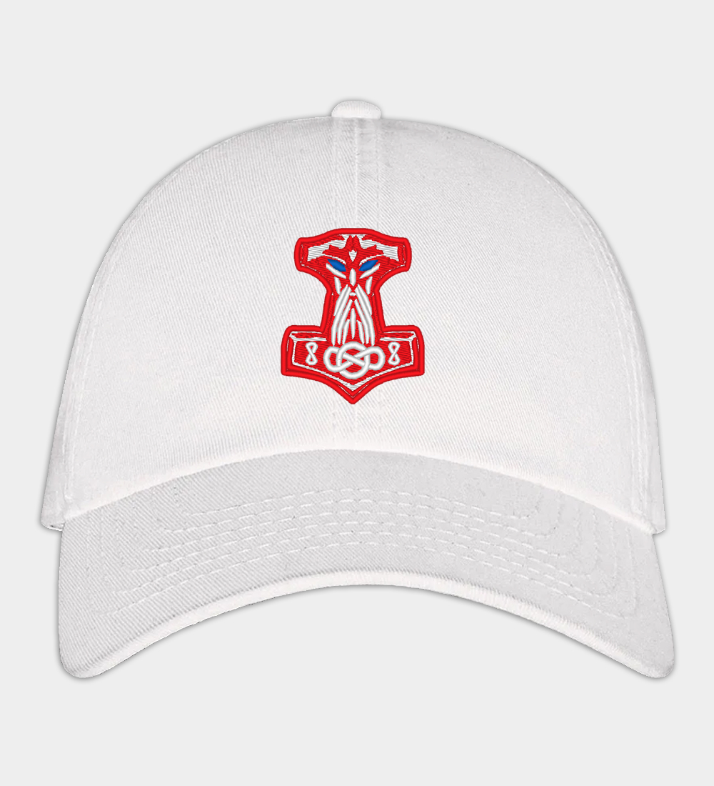 Vyšívaná baseballová čiapka Mjolnir
Vyšívaná baseballová čiapka Mjolnir