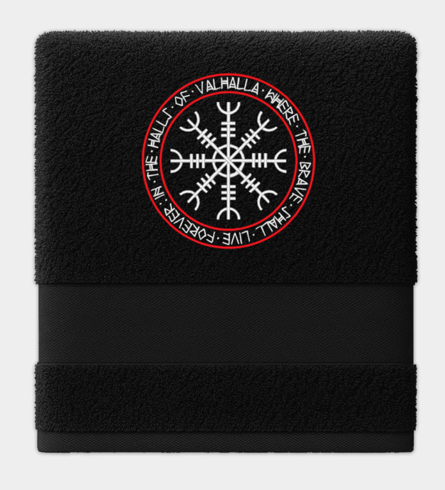 Vyšívaný uterák Sály Valhally