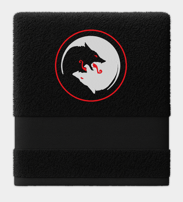 Vyšívaný uterák Odinovi vlci