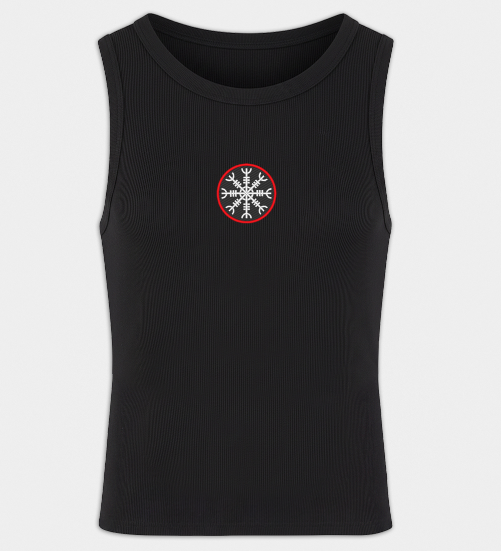 Vyšívané pánske tielko Ægishjálmur Vyšívané pánske tielko Ægishjálmur